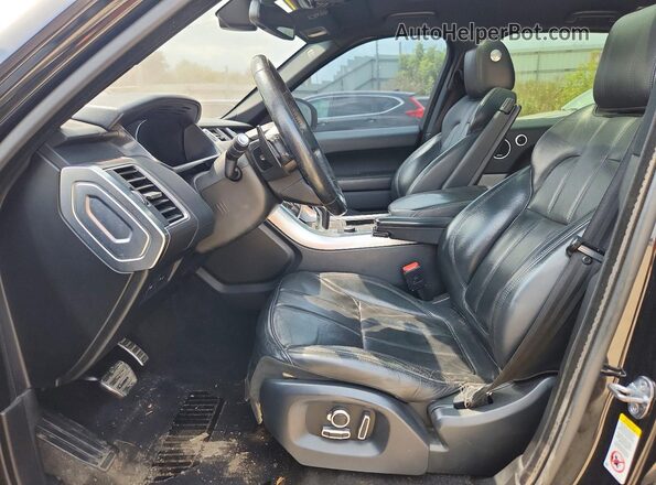 SALWR2EF4GA568726 2016 LAND ROVER RANGE ROVER Black წინა პანელის ხედი