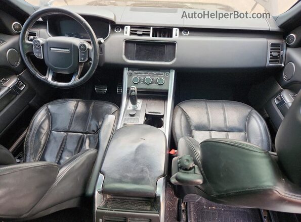 SALWR2EF4GA568726 2016 LAND ROVER RANGE ROVER Black ხელსაწყოთა პანელის ხედი