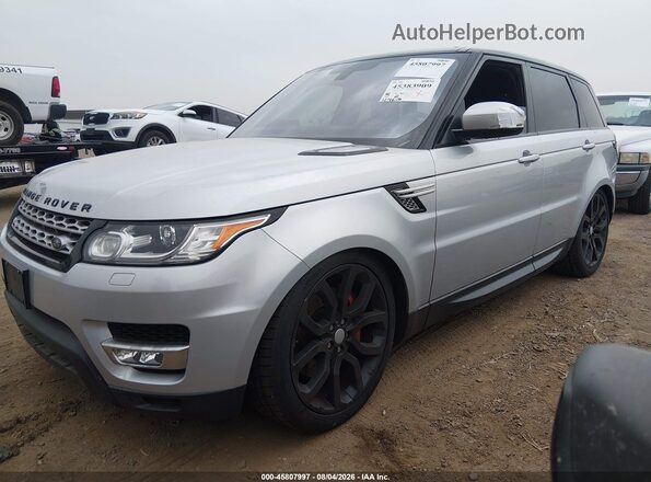 SALWR2EF5GA577340 2016 LAND ROVER RANGE ROVER SPORT Silver Front left