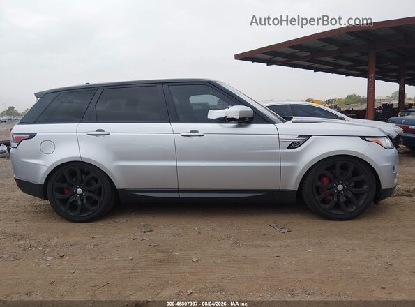 SALWR2EF5GA577340 2016 LAND ROVER RANGE ROVER SPORT Silver Rear interior view