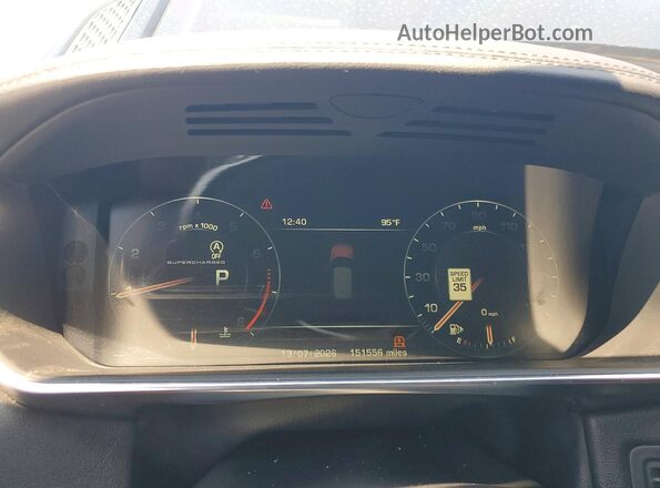 SALWR2EF7GA562810 2016 LAND ROVER RANGE Black Instrument cluster view