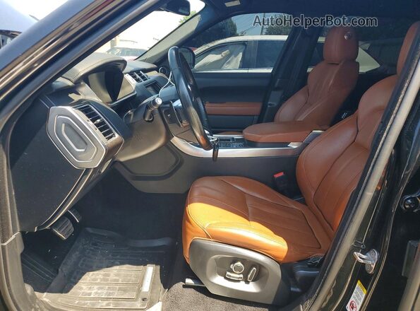 SALWR2EF7GA562810 2016 LAND ROVER RANGE Black Front interior view