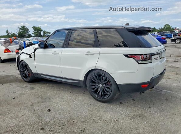 SALWR2EF8GA555865 2016 LAND ROVER RANGE Белый Задняя левая четверть