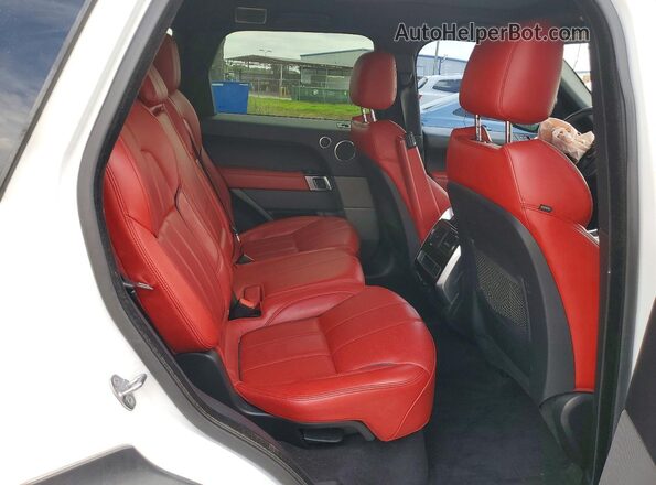SALWR2EF8GA555865 2016 LAND ROVER RANGE Белый Вид задней части салона