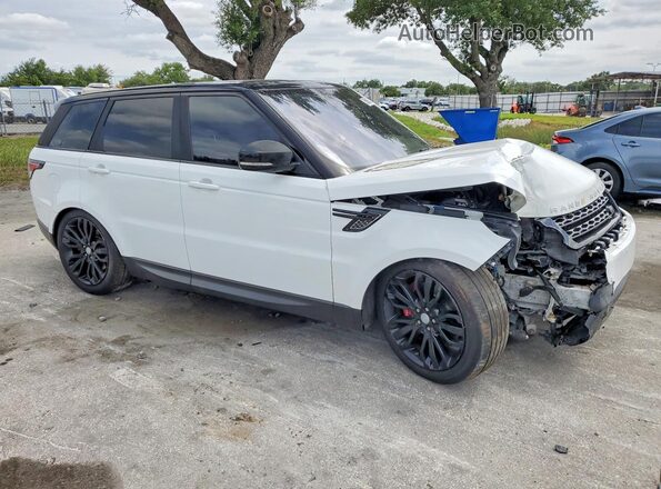 SALWR2EF8GA555865 2016 LAND ROVER RANGE Белый Передняя правая четверть