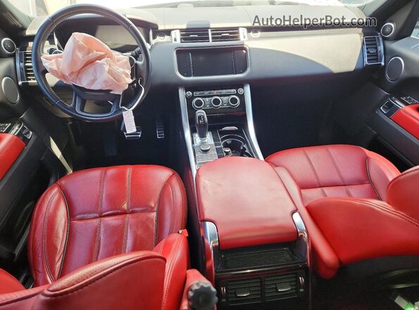 SALWR2EF8GA555865 2016 LAND ROVER RANGE Белый Вид панели приборов