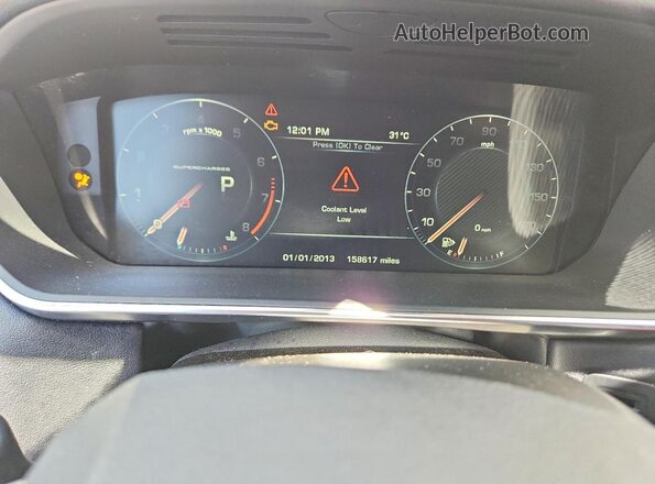 SALWR2EF8GA555865 2016 LAND ROVER RANGE Белый Вид щитка приборов