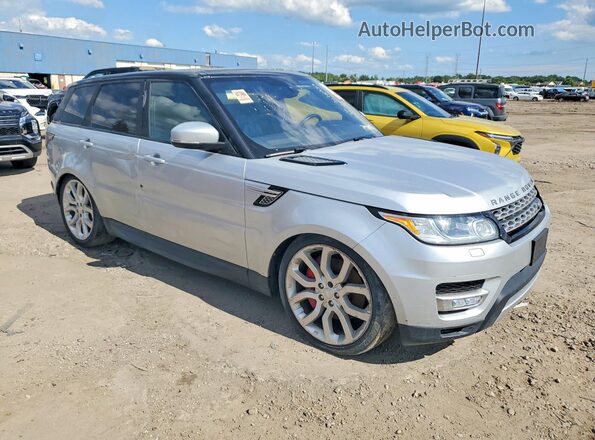 SALWR2EF8GA595377 2016 LAND ROVER RANGE Silver Front right