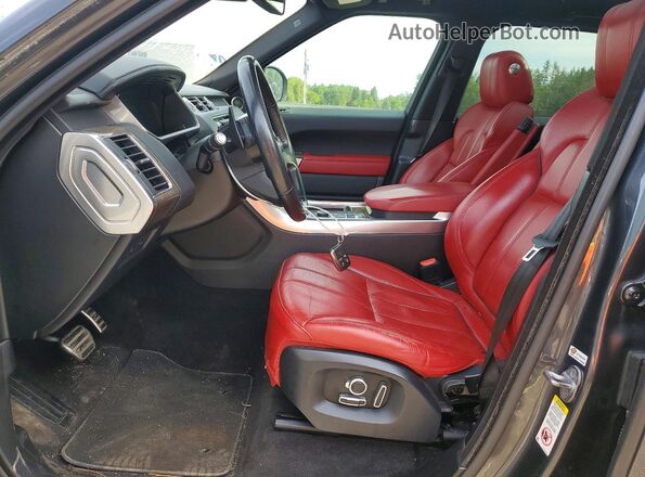 SALWR2EF9GA100443 2016 LAND ROVER RANGE Black Front interior view