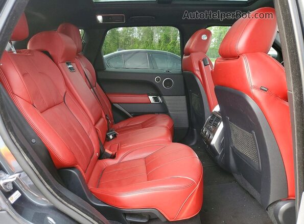 SALWR2EF9GA100443 2016 LAND ROVER RANGE Black Rear seats view