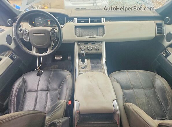 SALWR2EF9GA552506 2016 LAND ROVER RANGE Gray წინა პანელის ხედი