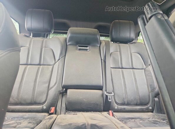 SALWR2EF9GA552506 2016 LAND ROVER RANGE Gray უკანა სავარძლების ხედი