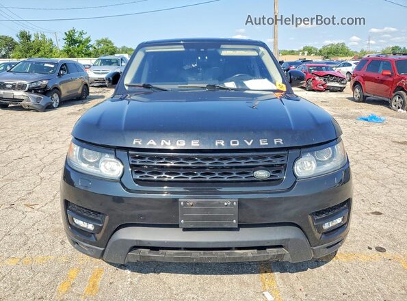 SALWR2EFXGA556631 2016 LAND ROVER RANGE Black Widok z przodu