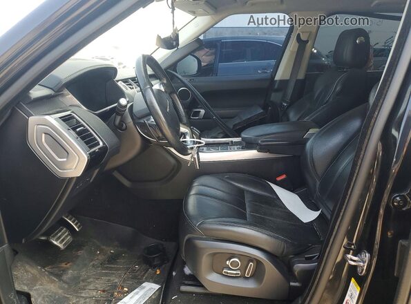 SALWR2EFXGA556631 2016 LAND ROVER RANGE Black Widok wnętrza z przodu