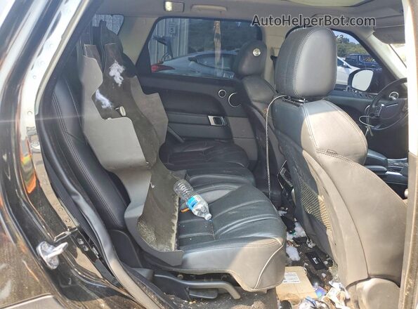 SALWR2EFXGA556631 2016 LAND ROVER RANGE Black Widok wnętrza z tyłu