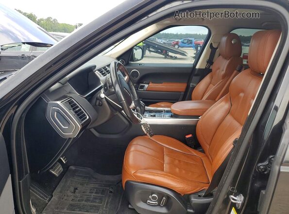 SALWR2EFXGA581724 2016 LAND ROVER RANGE Black Widok wnętrza z przodu