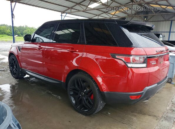 SALWR2FE1HA152396 2017 LAND ROVER RANGE Red Задня ліва чверть