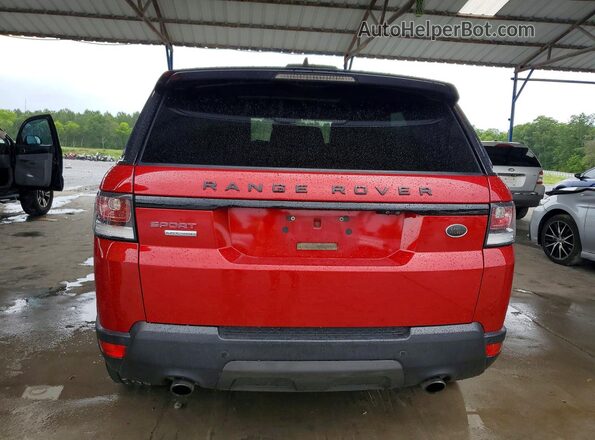 SALWR2FE1HA152396 2017 LAND ROVER RANGE Red Вид ззаду