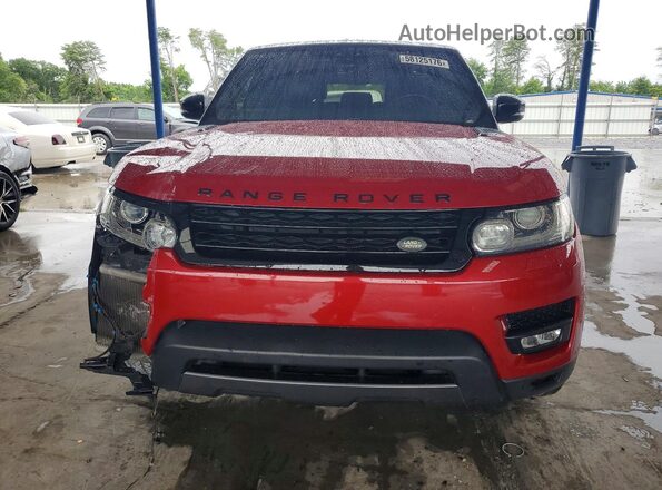 SALWR2FE1HA152396 2017 LAND ROVER RANGE Red Вид спереду