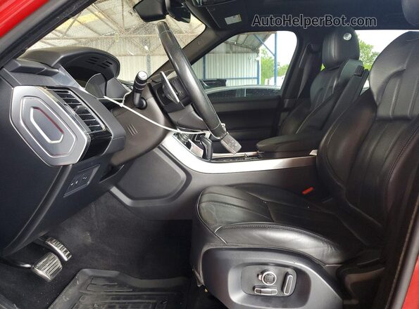 SALWR2FE1HA152396 2017 LAND ROVER RANGE Red Вид салону спереду