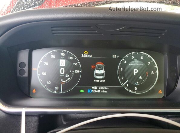 SALWR2FE1HA152396 2017 LAND ROVER RANGE Red Вид щитка приладів