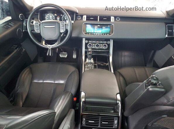 SALWR2FE1HA152396 2017 LAND ROVER RANGE Red Вид панелі приладів