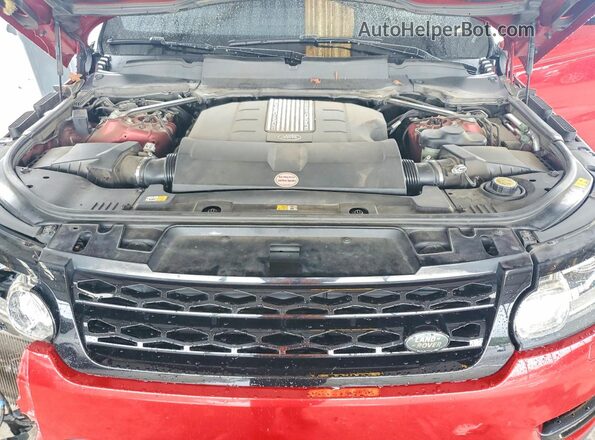 SALWR2FE1HA152396 2017 LAND ROVER RANGE Red Вид задньої частини салону