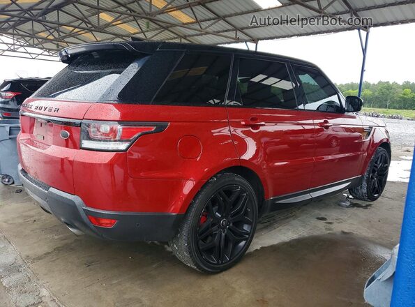 SALWR2FE1HA152396 2017 LAND ROVER RANGE Red Задня права чверть