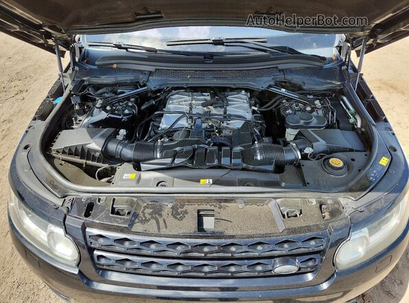 SALWR2FE3HA132148 2017 LAND ROVER RANGE Черный Вид подкапотного пространства