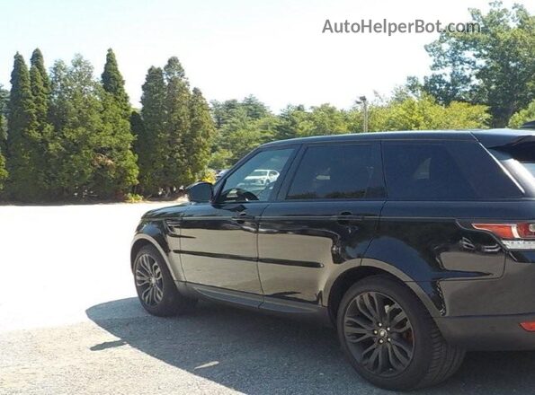 SALWR2FE4HA128402 2017 LAND ROVER RANGE ROVER SPORT Черный Задняя левая четверть
