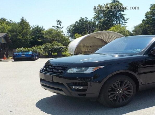 SALWR2FE4HA128402 2017 LAND ROVER RANGE ROVER SPORT Черный Передняя левая четверть