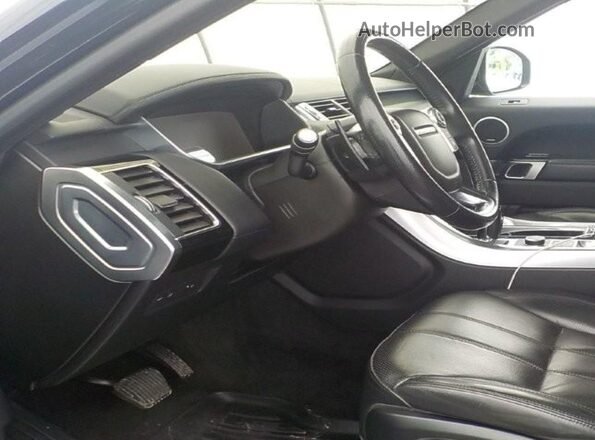 SALWR2FE4HA128402 2017 LAND ROVER RANGE ROVER SPORT Черный Вид салона спереди