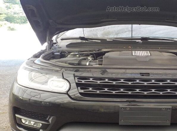 SALWR2FE4HA128402 2017 LAND ROVER RANGE ROVER SPORT Черный Вид подкапотного пространства