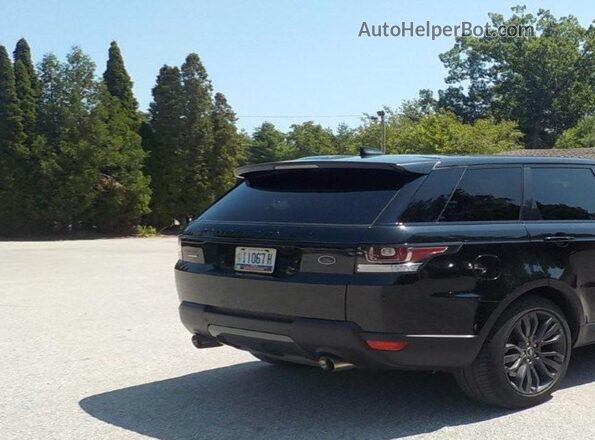SALWR2FE4HA128402 2017 LAND ROVER RANGE ROVER SPORT Черный Задняя правая четверть