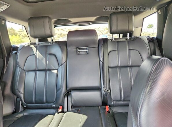 SALWR2FK3HA129014 2017 LAND ROVER RANGE Black Вид задніх сидінь