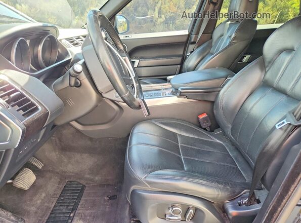 SALWR2FK3HA129014 2017 LAND ROVER RANGE Black Вид салону спереду