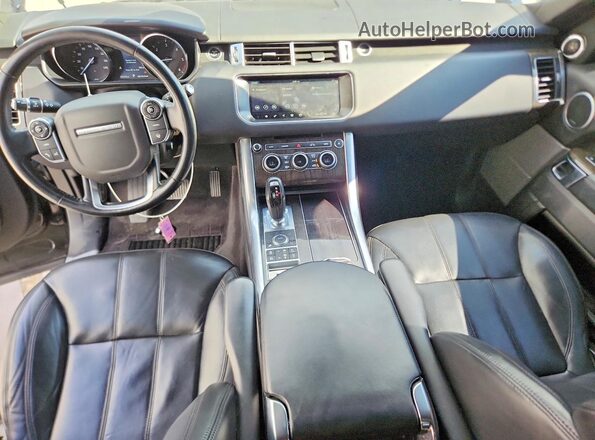 SALWR2FK3HA129014 2017 LAND ROVER RANGE Black Вид панелі приладів