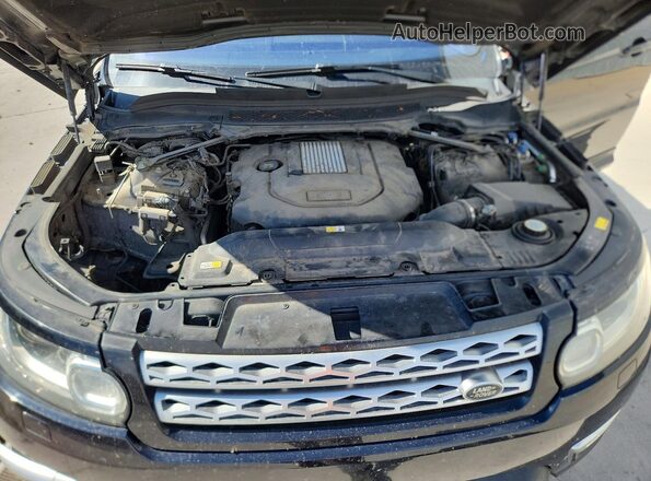 SALWR2FK3HA129014 2017 LAND ROVER RANGE Black Вид підкапотного простору