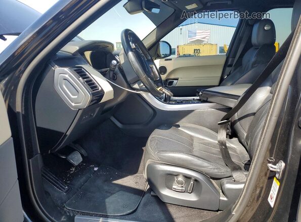 SALWR2FK8HA684377 2017 LAND ROVER RANGE Black Вид салону спереду
