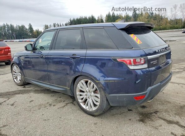 SALWR2FV0HA130034 2017 LAND ROVER RANGE Blue Trasero izquierdo