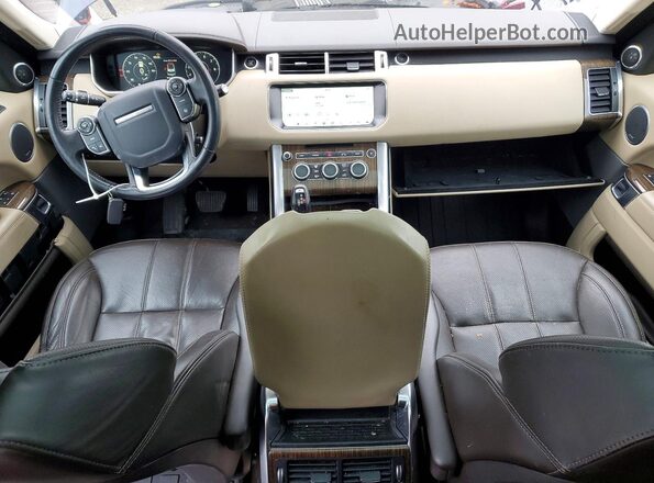 SALWR2FV0HA130034 2017 LAND ROVER RANGE Blue Vista del salpicadero