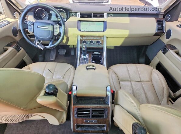 SALWR2FV0HA692936 2017 LAND ROVER RANGE White Widok deski rozdzielczej