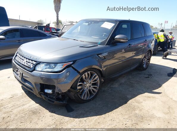 SALWR2FV8HA681666 2017 LAND ROVER RANGE ROVER SPORT Gray წინა მარცხენა ხედი სამი მეოთხედიდან