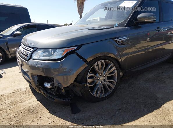 SALWR2FV8HA681666 2017 LAND ROVER RANGE ROVER SPORT Gray წინა ხედი