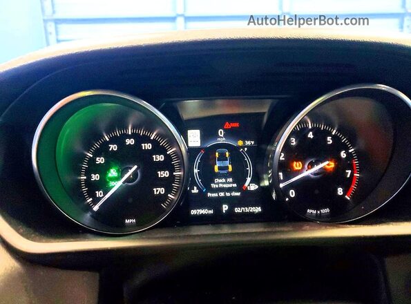 SALWR2FV9HA177630 2017 LAND ROVER RANGE Серый Вид щитка приборов