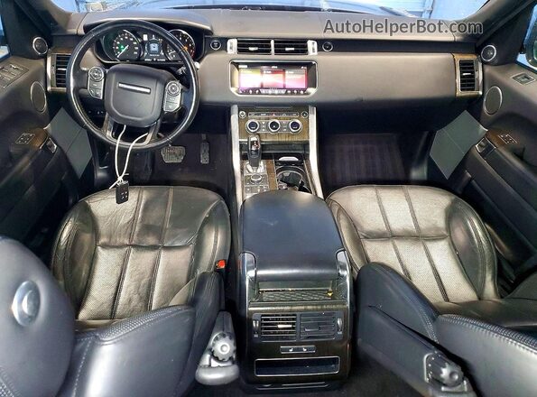 SALWR2FV9HA177630 2017 LAND ROVER RANGE Серый Вид панели приборов