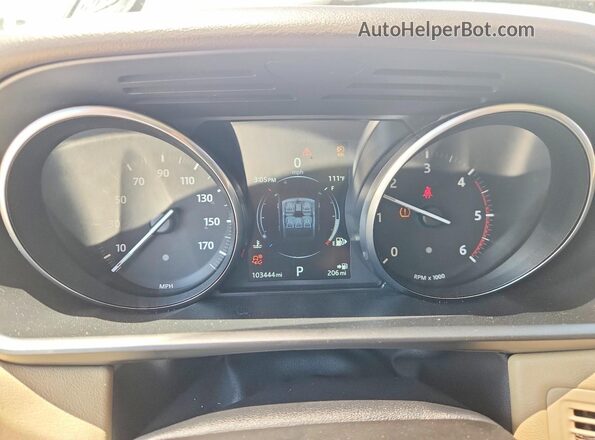 SALWR2KF0GA663031 2016 LAND ROVER RANGE White Instrument cluster view