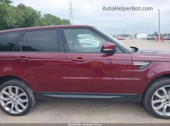 SALWR2KF1GA635190 2016 LAND ROVER RANGE ROVER SPORT Бордовый Вид задней части салона