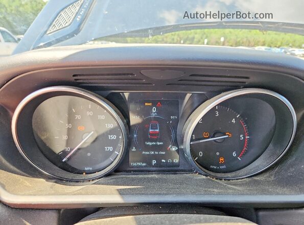 SALWR2KF4GA659774 2016 LAND ROVER RANGE Черный Вид щитка приборов