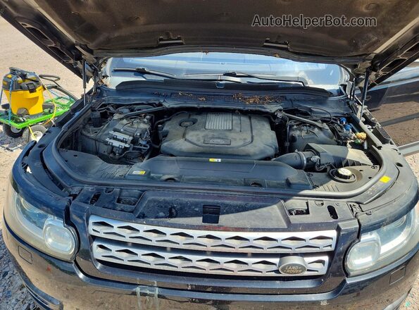 SALWR2KF4GA659774 2016 LAND ROVER RANGE Черный Вид подкапотного пространства
